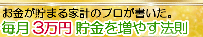 お金が貯まる家計のプロが書いた。